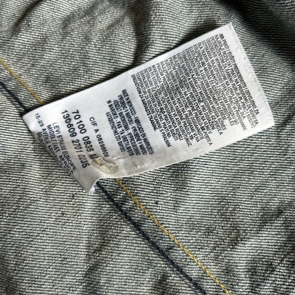 Levi's Light Blue Denim Jacket - Picture 6 of 9